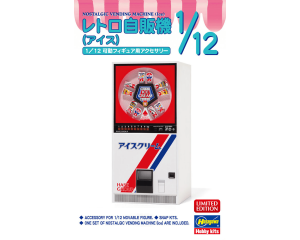 1/12 NOSTALGIC VENDING MACHINE ICECREAM 62203 (11/23) * 62203