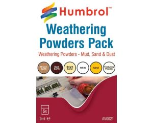 WEATHERING POWDER MIXED PACK - 6 X 9 ML AV0021