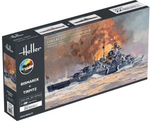 1/400 STARTER KIT BISMARCK + TIRPITZ TWINSET 55078