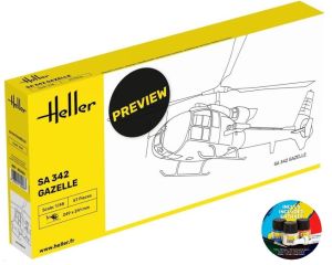 1/48 STARTER KIT SA 342 GAZELLE (9/23) * 56486