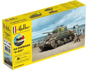 1/72 STARTER KIT M4 SHERMAN D-DAY 56892