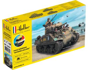 1/72 STARTER KIT M4A2 SHERMAN DIVISION LECLERC 56894