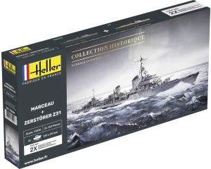 1/400 MARCEAU + ZERSTORER Z31 TWINSET 85009