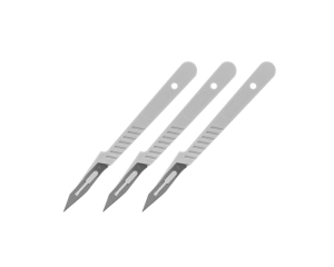 DISPOSABLE SCALPEL KNIFE – 3 PIECES