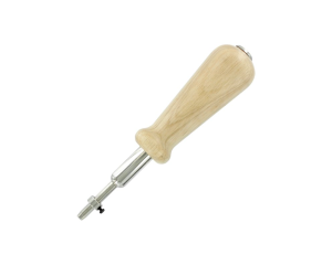 PIN PUSHER WITH WOODEN HANDLE AND DEPTH STOP