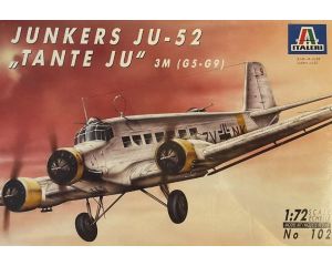 1/72 JUNKERS JU-52 TANTE JU 3M (G5-G9) 0102S