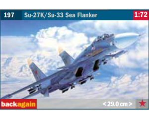 1/72 SUKHOI SU33 SEA FLANKER (02/25) * 0197S