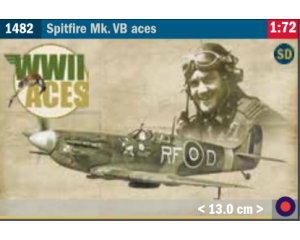 1/72 SPITFIRE MK. VB ACES (10/25) * 1482S