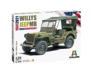 1/24 JEEP WILLYS MB 80TH ANNIVERSARY 3635