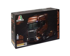 1/24 SCANIA R730 BLACK AMBER 3897S
