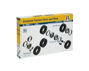 1/24 EUROPEAN TRACTORS TYRES AND RIMS 3909S