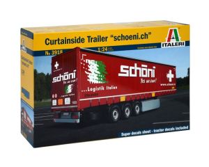1/24 CURTAINSIDE TRAILER SCHONI CH 3918S