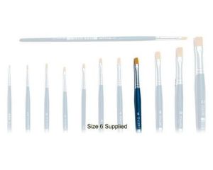 6 BRUSH SYNTHETIC FLAT 51229