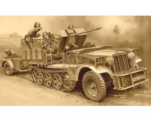 1/35 SD.KFZ 10/4 WITH FLAK 30 AND CREW (01/25) * 6395S