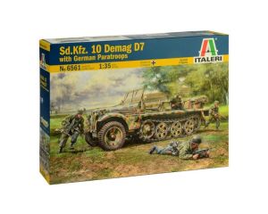 1/35 SD.KFZ.10 DEMAG D7 W/GERMAN PARATROOPERS 6561S