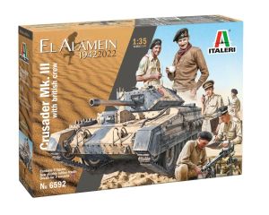 1/35 CRUSADER MK.III en BRITISH TANK CREW 6592S