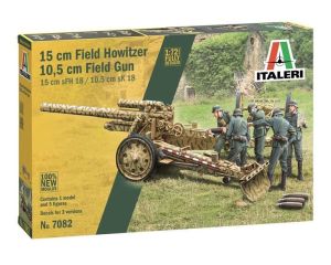 1/72 FIELD HOWITZER 15CM / FIELD GUN 10,5CM 7082S