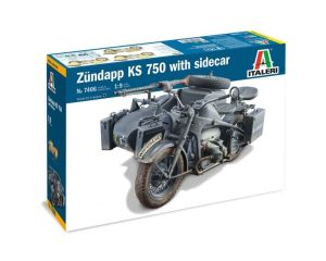 1/9 ZUNDAPP KS 750 WITH SIDECAR 7406S