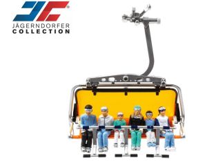 1/32 FIGUREN ZITTEND ZONDER SKI'S 6 ST. JC54100