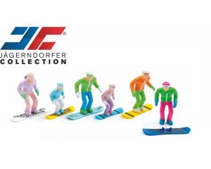 1/32 FIGUREN STAAND MET SNOWBOARD 6 ST. JC54300