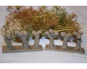 1/87 SET OF POLLARD WILLOWS 6 PCS. 52 GR. 180.87