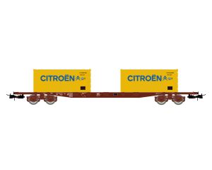 SNCF 4-AXLE CONTAINERW.N S70 2 X 20' CITROEN IV HJ6242