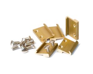 RAIL CLAMPS G SCALE BRASS 19MM 50/PACK * 8100111