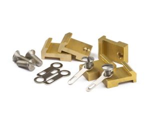 RAIL CONNECTION CLAMPS G SCALE BRASS 9MM 20/PACK 8100121