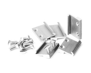 RAIL CLAMPS G SCALE NICKEL-PLATED 19MM 50/PACK 8100211