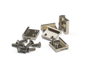 RAIL CLAMPS G SCALE NICKEL-PLATED 15MM 50/PACK 8102350
