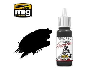 FIGURES PAINTS OUTLINING BLACK JAR 17ML AMMO.F-502