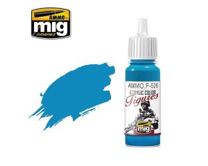 FIGURES PAINTS CYAN JAR 17ML AMMO.F-526