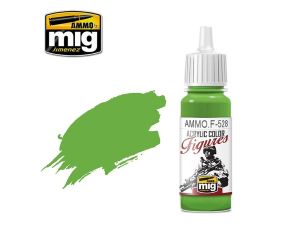 FIGURES PAINTS PURE GREEN JAR 17ML AMMO.F-528