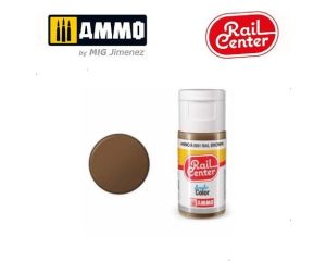 RAIL CENTER ACRYLIC RAIL BROWN 15ML AMMO.R-0001