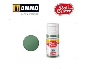 RAIL CENTER ACRYLIC PASSENGER WAGON GREEN 15ML AMMO.R-0019