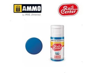 RAIL CENTER ACRYLIC MEDIUM BLUE 15ML AMMO.R-0021