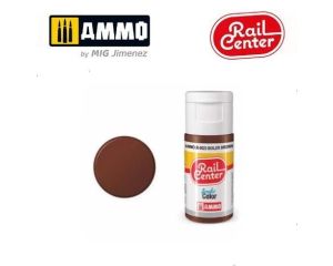 RAIL CENTER ACRYLIC BOILER BROWN 15ML AMMO.R-0023