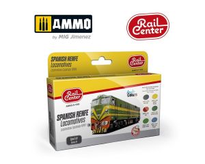 SPANISH RENFE LOCOMOTIVES EPOCH IV 15ML 6 JARS AMMO.R-1000