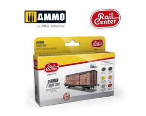GERMAN FREIGHT CARS 15ML 6 JARS AMMO.R-1011