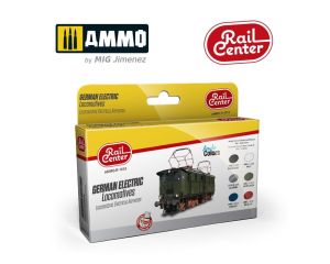 GERMAN ELECTRIC LOCOMOTIVES 15ML 6 JARS (6/23) * AMMO.R-1013