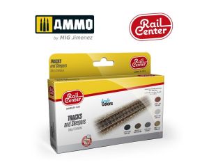 TRACKS AND SLEEPERS 15ML 6 JARS AMMO.R-1015