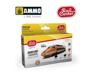FRENCH SNCF LOCOMOTIVES 15ML 6 JARS AMMO.R-1016