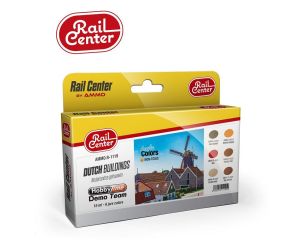 RAIL CENTER - DUTCH BUILDINGS 15ML 6 JARS (?/24) * AMMO.R-1119