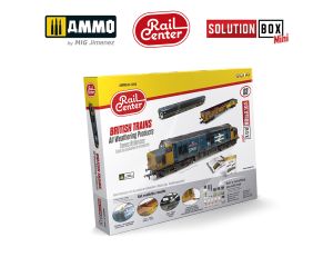 SOLUTION BOX RAIL CENTER #03 BRITISH TRAINS WEATHERING AMMO.R-1202