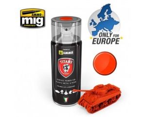 TITANS HOBBY ROYAL RED MATT PRIMER 400 ML SPRAY TTH105