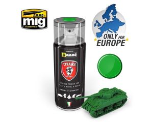 TITANS HOBBY EMERALD GREEN MATT PRIMER 400 ML SPRAY TTH106