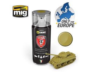 TITANS HOBBY DESERT YELLOW MATT PRIMER 400 ML SPRAY TTH111