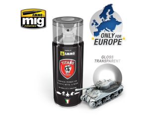 TITANS HOBBY GLOSS TRANSPARENT VARNISH 400 ML SPRAY TTH114