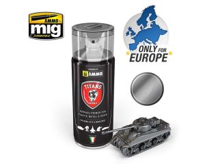 TITANS HOBBY GUN METAL PRIMER 400 ML SPRAY TTH117