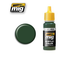 ACRYLIC COLOR PROTECTIVE GREEN JAR 17ML** A.MIG-0023